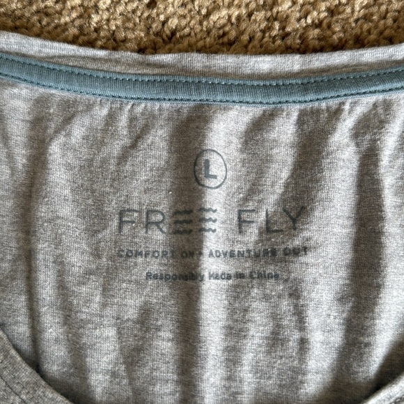 Free Fly Bamboo Blend Heritage Scoop Neck Tank Light Grey - Picture 2 of 8